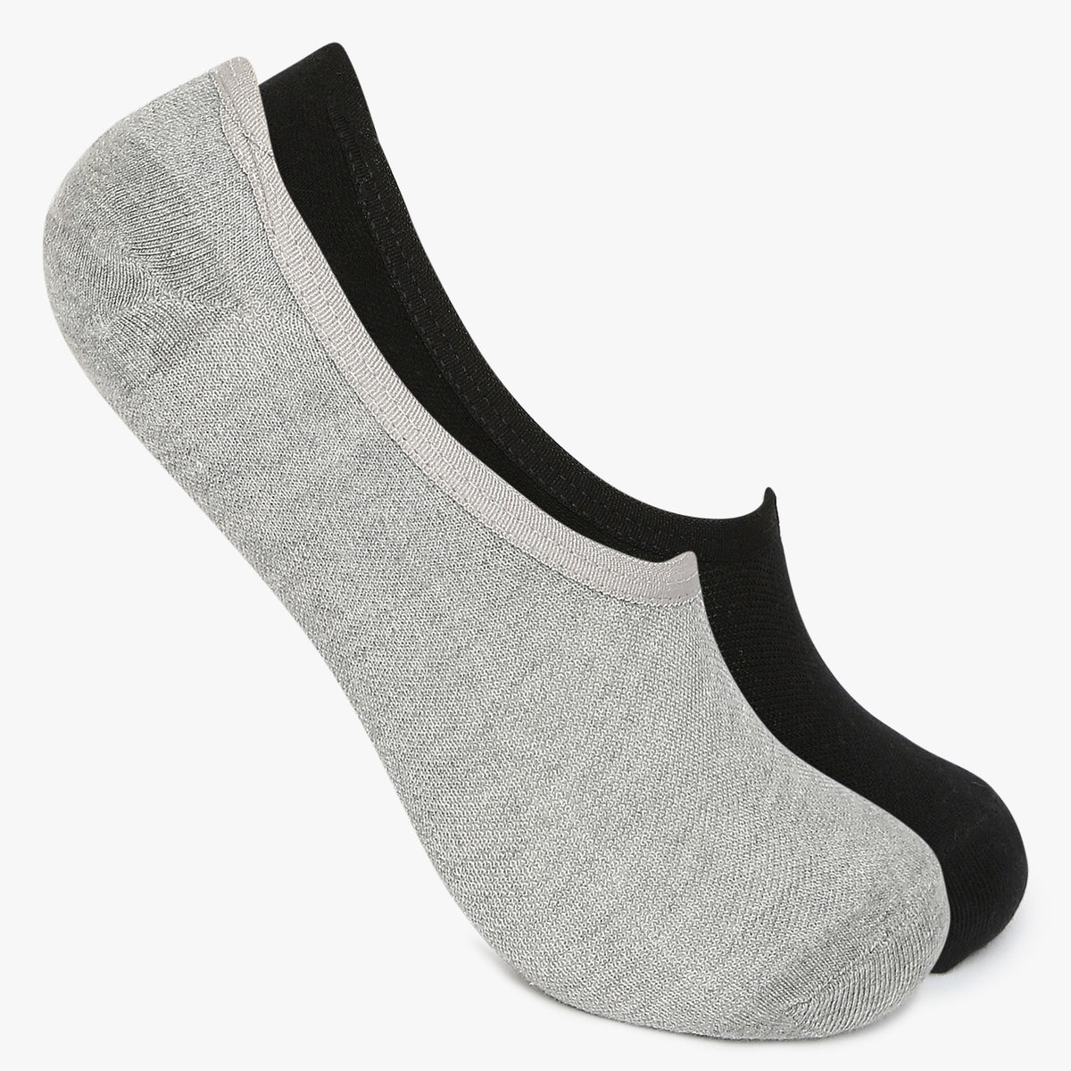 Mens Cotton Solid Socks (Pack of 2)