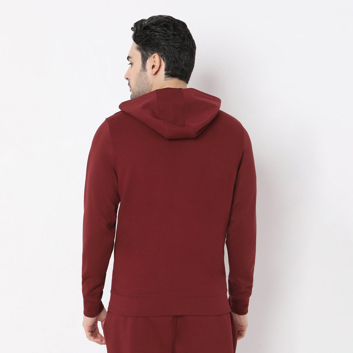 Regular Fit Solid Sweatshirt