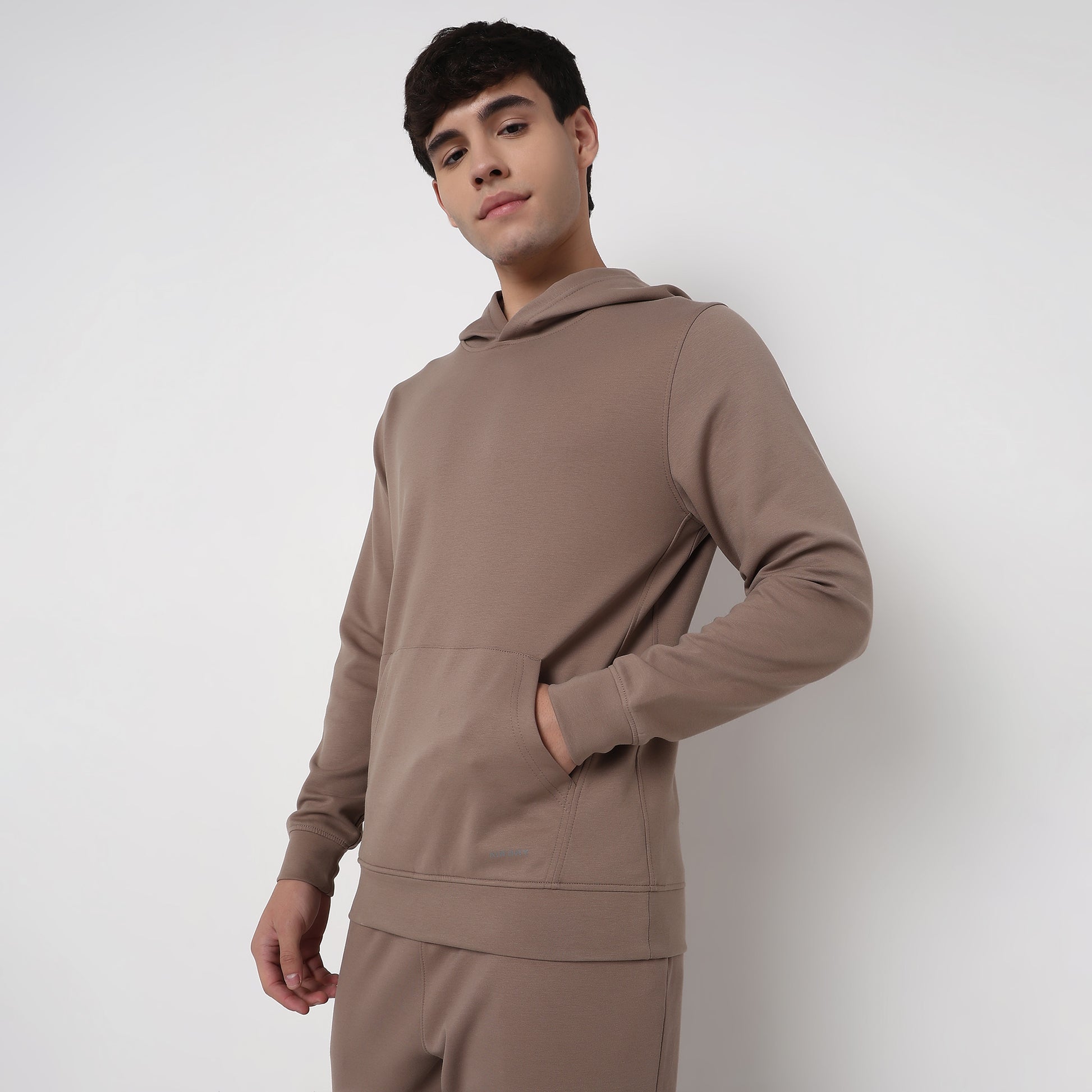 Regular Fit Solid Sweatshirt