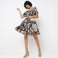 Flare Fit Printed Dress