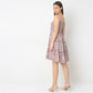 Flare Fit Printed Dress