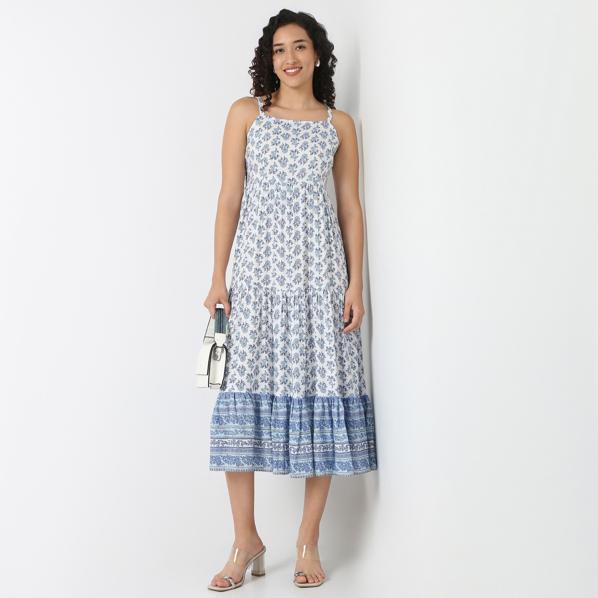 Strappy Tiered Dress