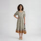 Rayon Printed Bell Sleeve Dress