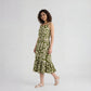 Polyester Printed Sleeveless Dress