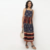Buy Women Flare Fit Printed Sleeveless Dress  - Style Union