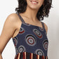 Buy Women Flare Fit Printed Sleeveless Dress  - Style Union