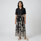 Shirt Collar Half Placket Dress