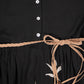 Shirt Collar Half Placket Dress