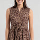 Woven Printed Flared Dress