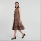 Woven Printed Flared Dress