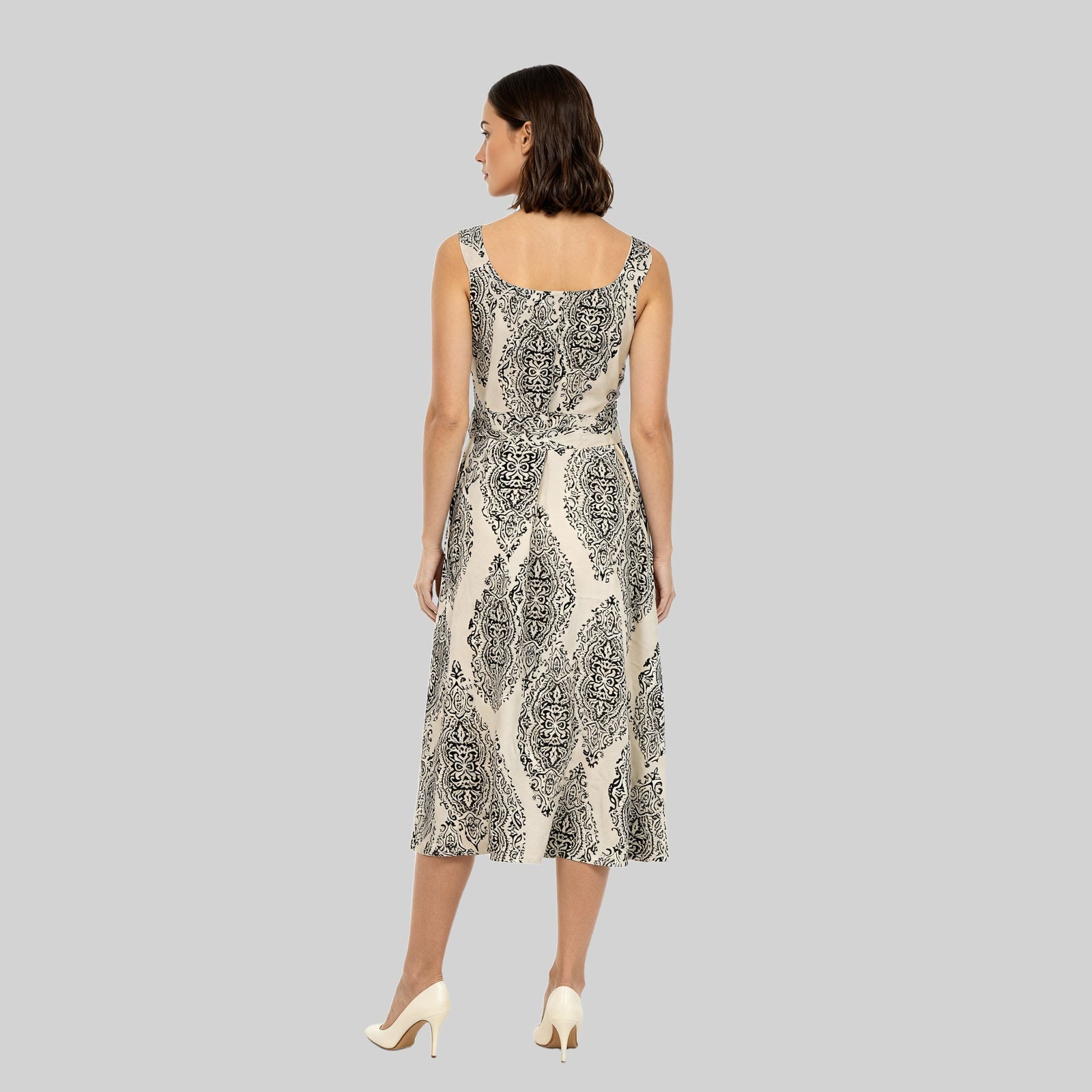 Flared Strappy A-Line Dress