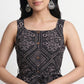 Embellished Front Placket Strappy Dress