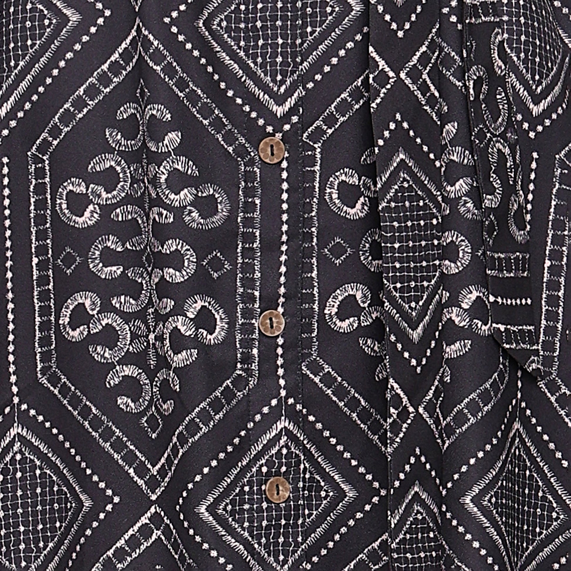 Embellished Front Placket Strappy Dress