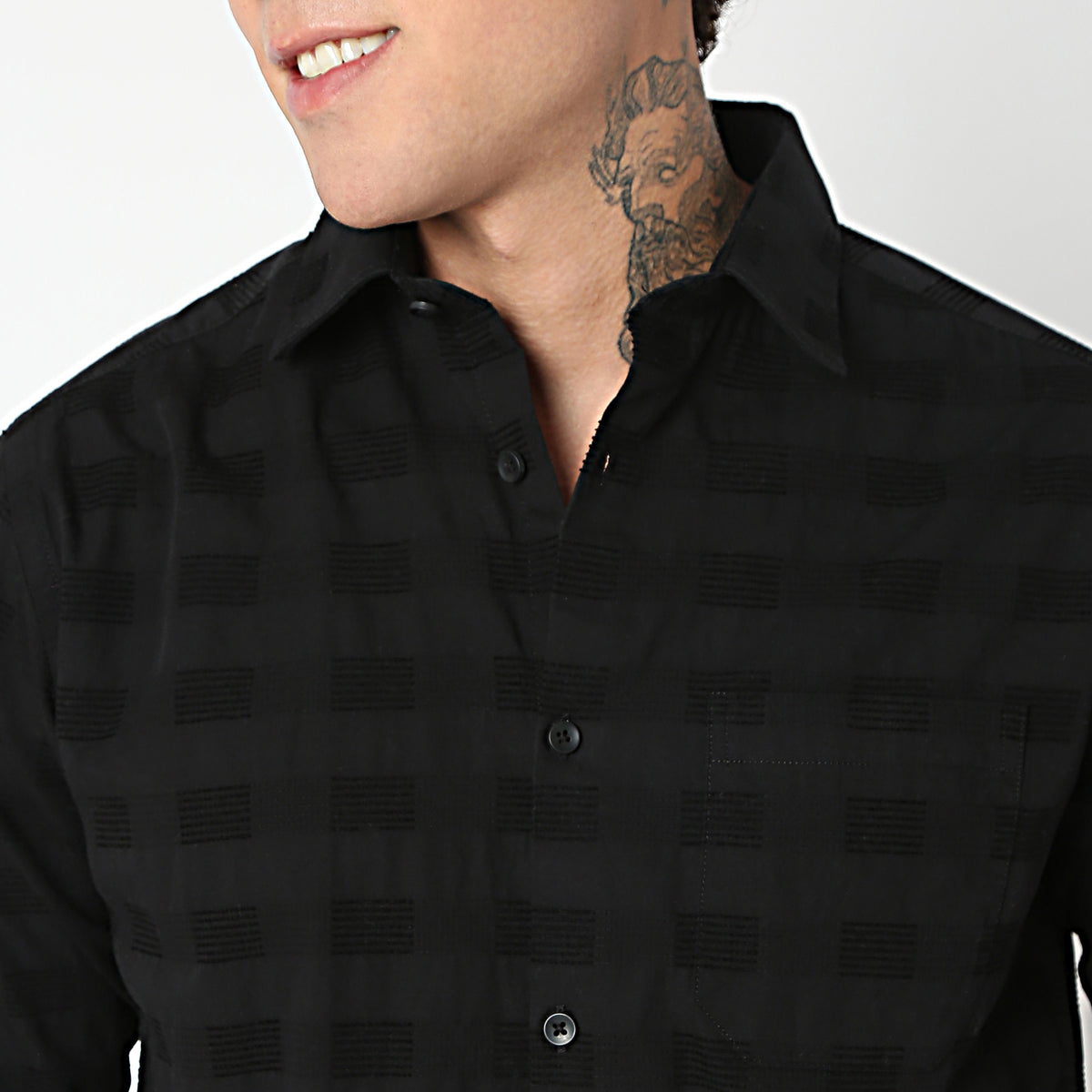 Regular Fit Solid Shirt