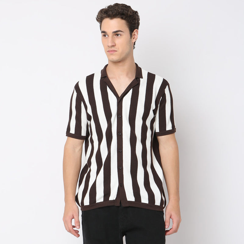 Regular Fit Striped T-Shirt