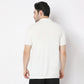 Structured Modern Nerd Hand Knit Jersey Polo T-Shirt