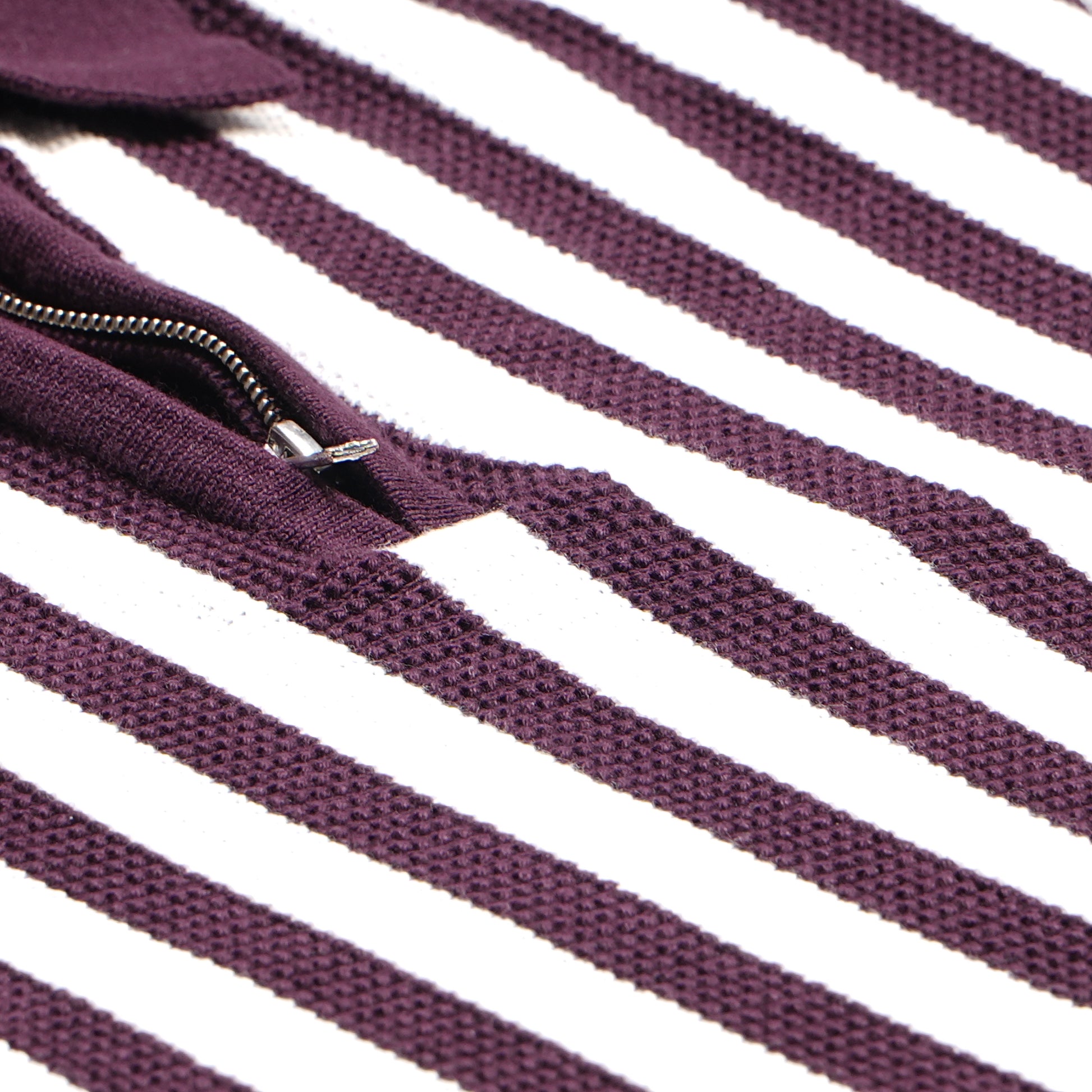 Cotton Striped Polo T-Shirt