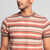 Striped Hand Knit Jersey Flat Knits T-Shirt