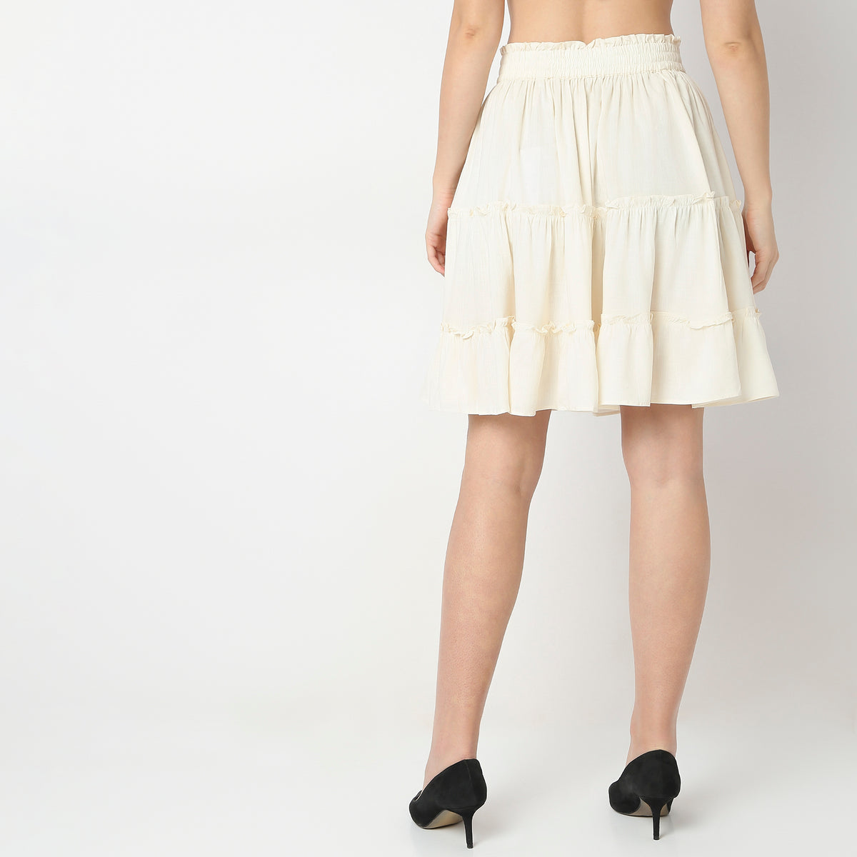 Flare Fit High Rise Skirts