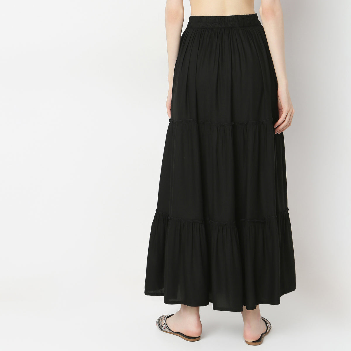 Flare Fit High Rise Skirts