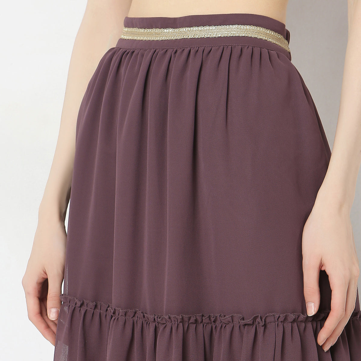 Flare Fit High Rise Skirts