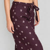 Printed Flared Ankle Length Pants