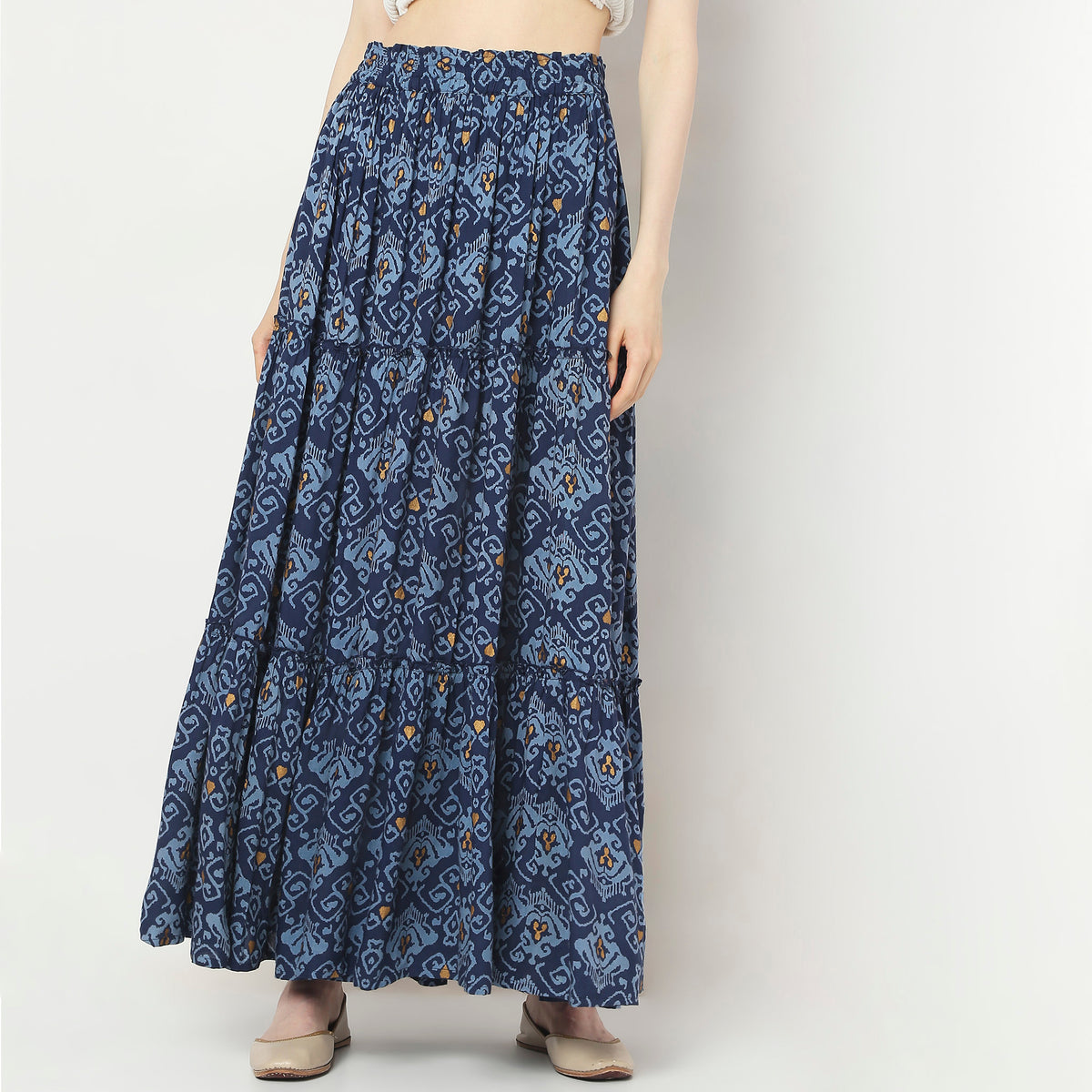 Flare Fit Full Length Skirts