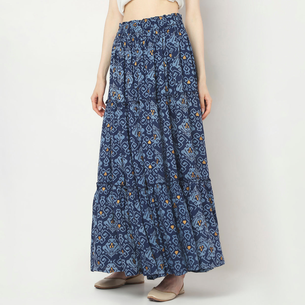 Flare Fit Full Length Skirts