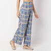 Flare Fit Printed Full Length High Rise Culottes