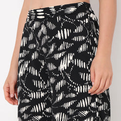 Flare Fit Textured Culottes