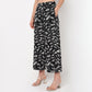 Flare Fit Textured Culottes