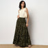 Buy Women Flare Fit Printed Full Length High Rise Skirt  - Style Union