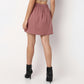 Woven Solid A-Line SKORT