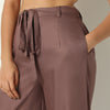 Flare Fit Solid Ankle Length High Rise Culottes
