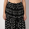 Woven Printed Flared Tiered Skirt