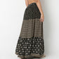 Flare Fit High Rise Tiered Skirt