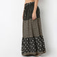 Flare Fit High Rise Tiered Skirt
