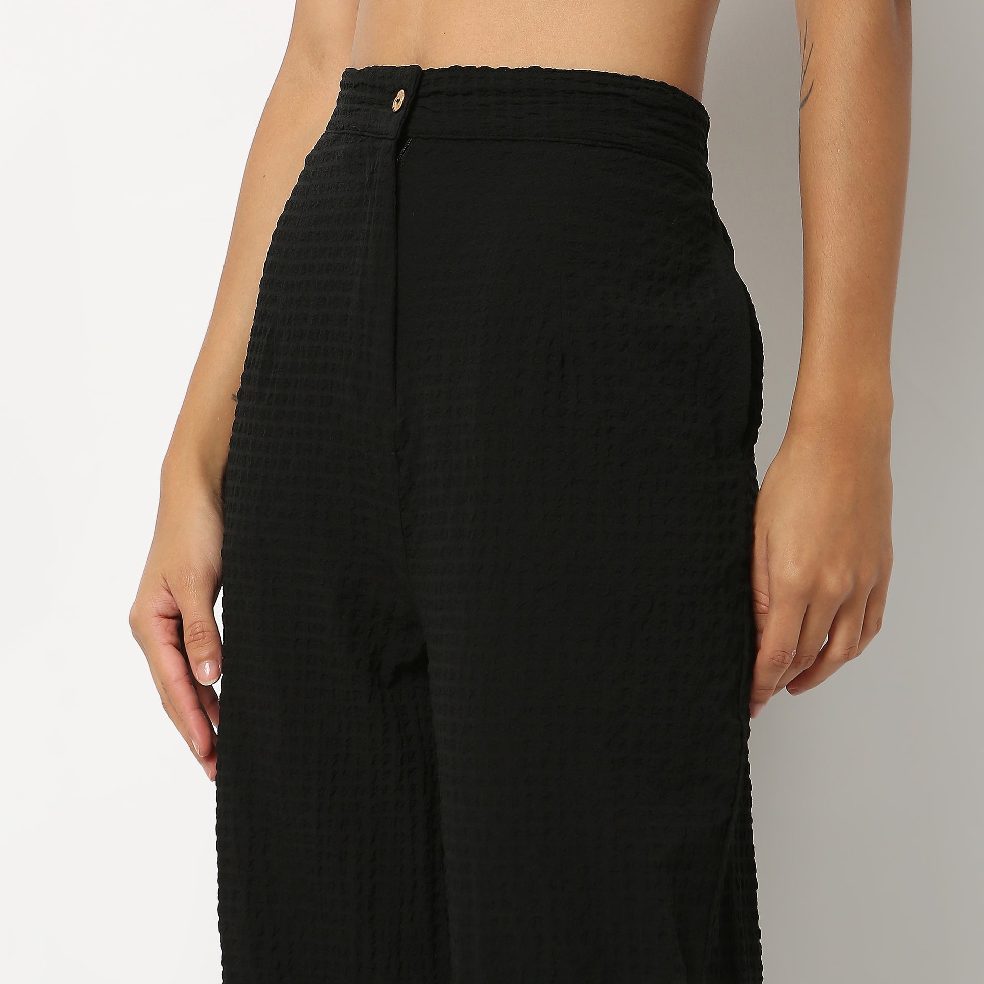 Polyester Ankle Length Pants