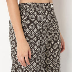 Straight Fit High Rise Ethnic Palazzo