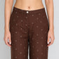 Straight Fit High Rise Pants