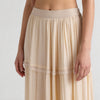 Flared High Rise Tiered Skirt