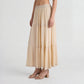 Flared High Rise Tiered Skirt