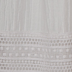 Solid Mid Rise Tiered Skirt