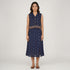 A-Line High Rise Slit Skirt