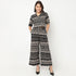 Printed High Rise Pants