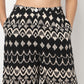 Printed High Rise Pants