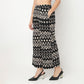 Printed High Rise Pants