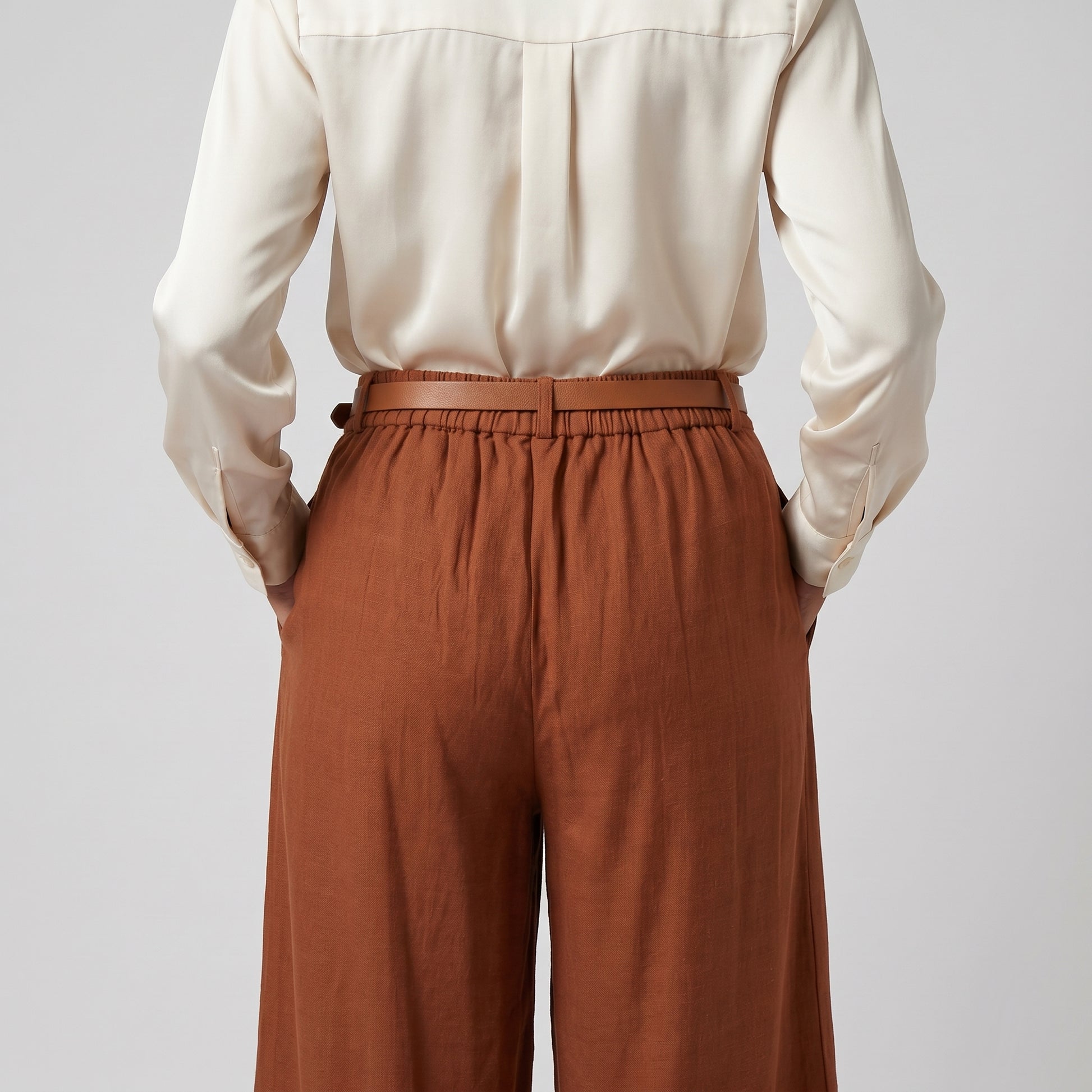 High Rise Straight Pant