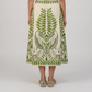 Printed A-Line High Rise Skirt