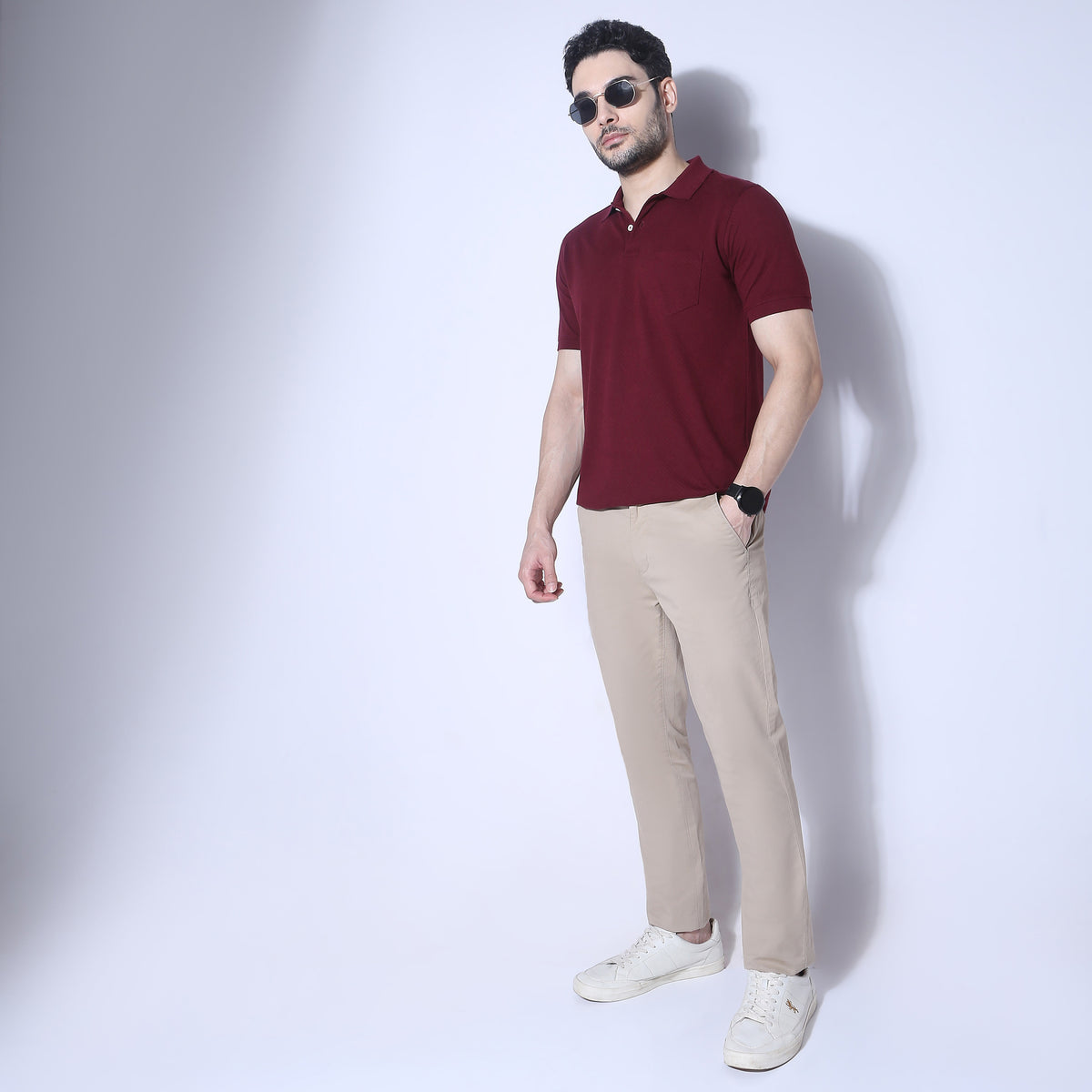 Regular Fit Structured Polo T-Shirt